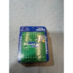 Seattle Seahawks NFL Club Coasters 4 Pack Team‎ Mouse Football Fan Gift